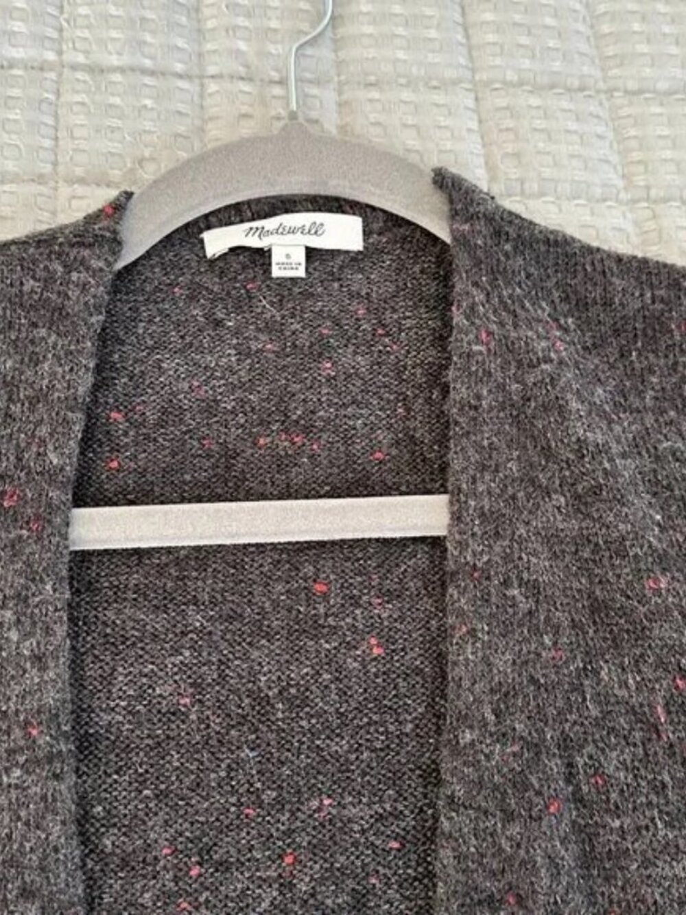 Madewell Donegal Kent Cardigan Sweater in Coziest Yard Size Small - Picture 3 of 6